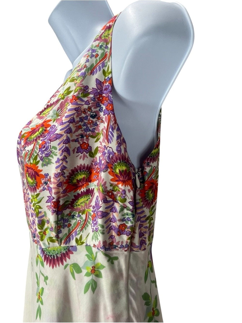 Anthropologie Women’s‎ Floral Midi Dress Size 0 Boho Viscose NWT - Picture 4 of 14